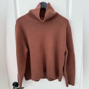 Wilfred Chestnut Cowl Neck Sweater
